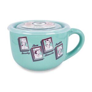 The Golden Girls Soup Mug w Vented Lid, Coffee, Lunch Cup , 24 Ounces